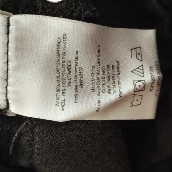 USED MATERNITY JEANS NO BRAND NAME WAIST 88%NYLON 12% SPANDEX SHELL 79% COTTON - Picture 7 of 7